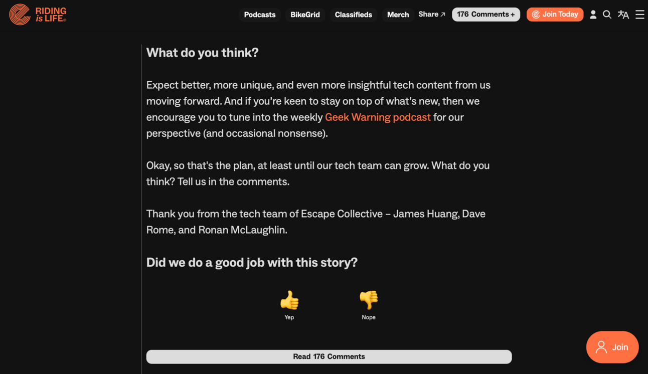 Escape Collective story