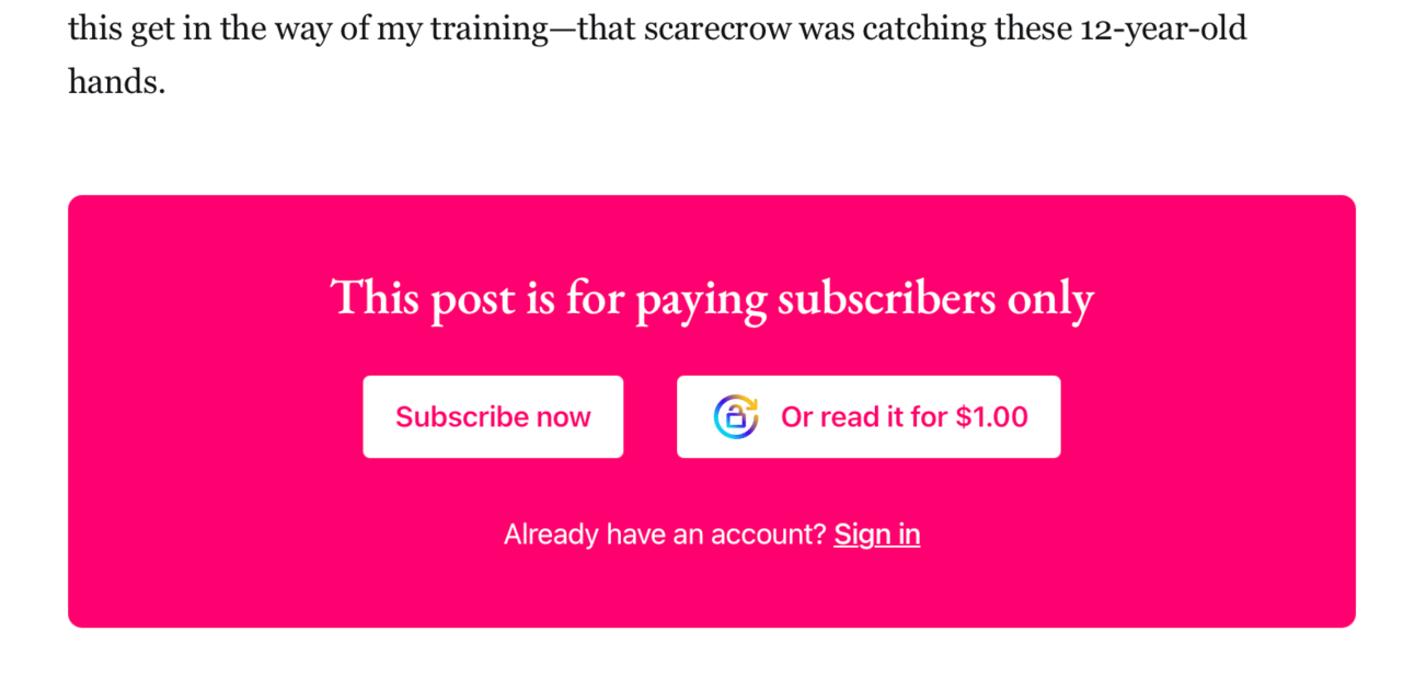 Rascal's paywall
