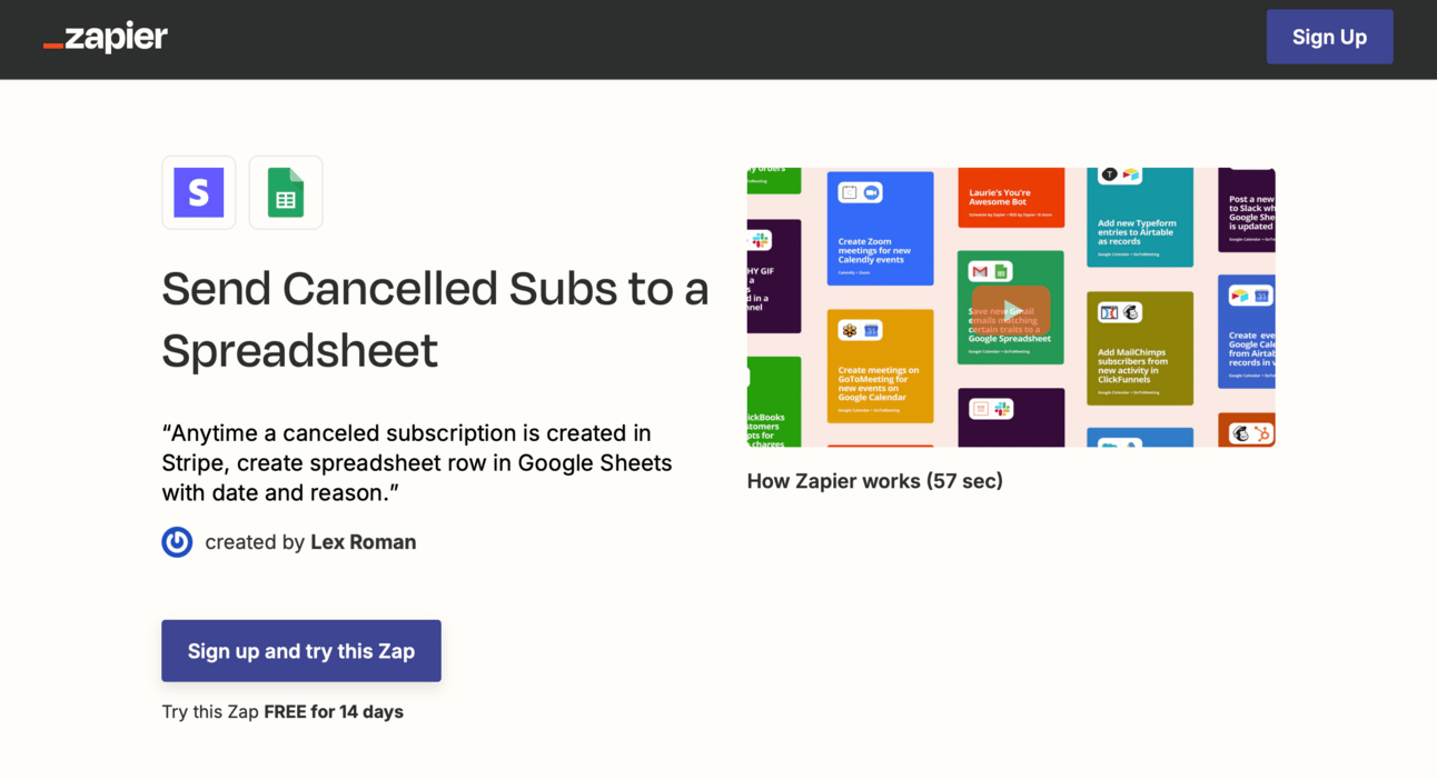zapier template